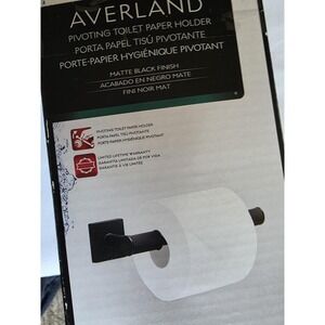 Delta AVE50-MB Averland Wall Mount Pivot Toilet Paper Holder Stainless Steel.